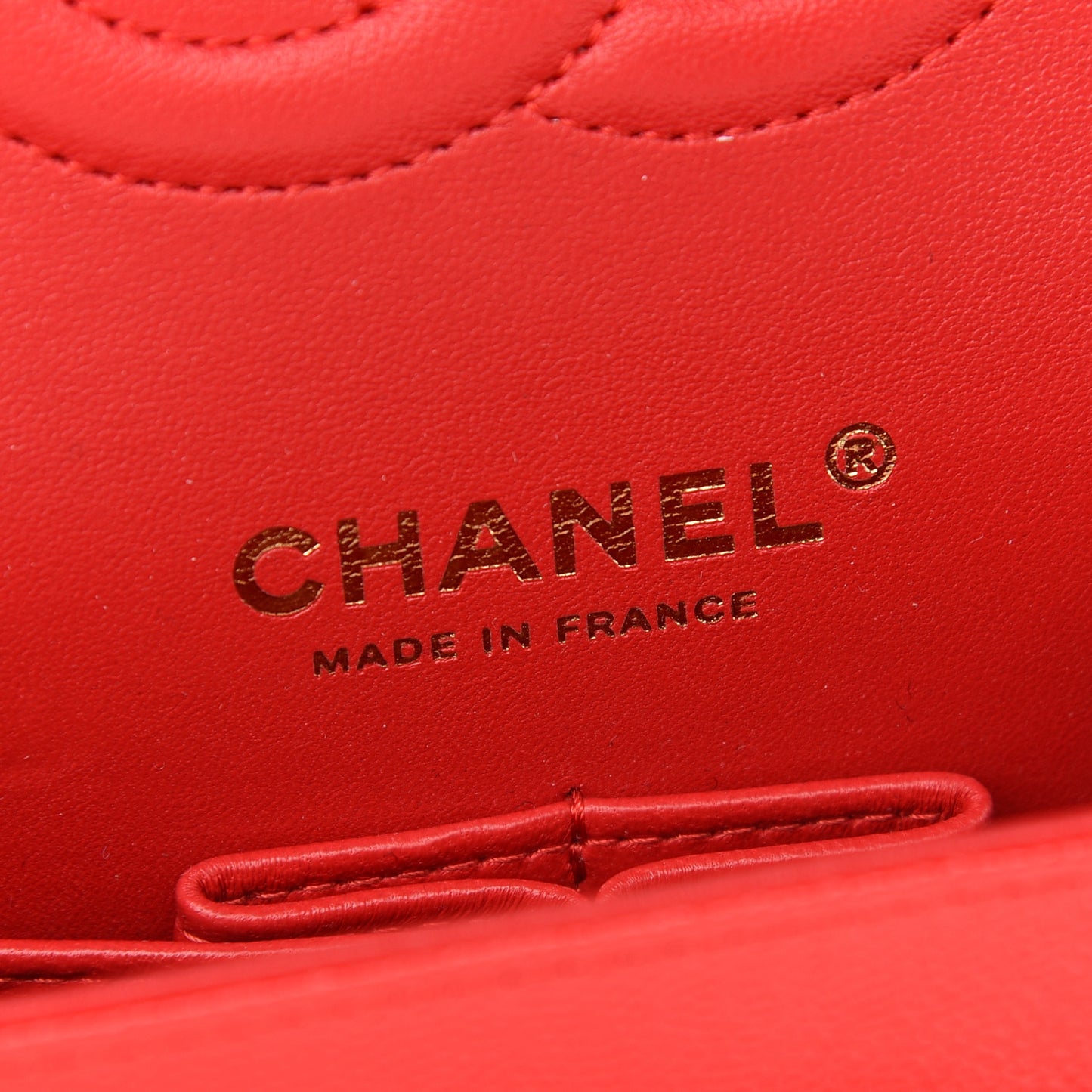 Caviar Quilted Medium Double Flap Red