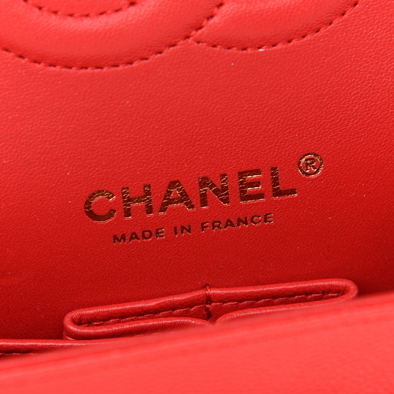 Chanel Caviar Quilted Medium Double Flap Red 6 of 9