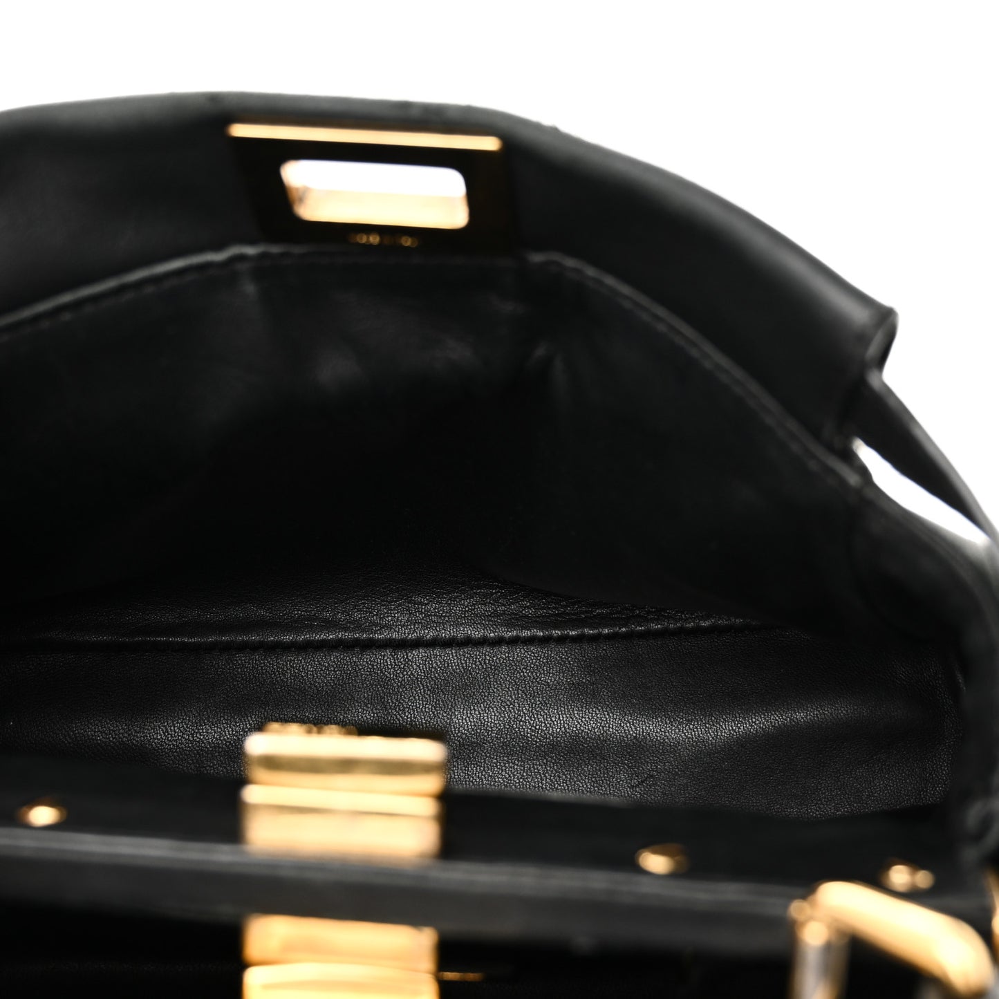Nappa Mini Peekaboo Iconic Satchel Black
