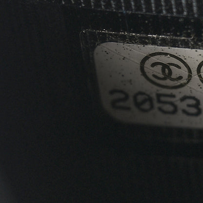 Chanel Patent Crumpled Calfskin Quilted Reissue 2.55 Yen Wallet Black 8 of 10