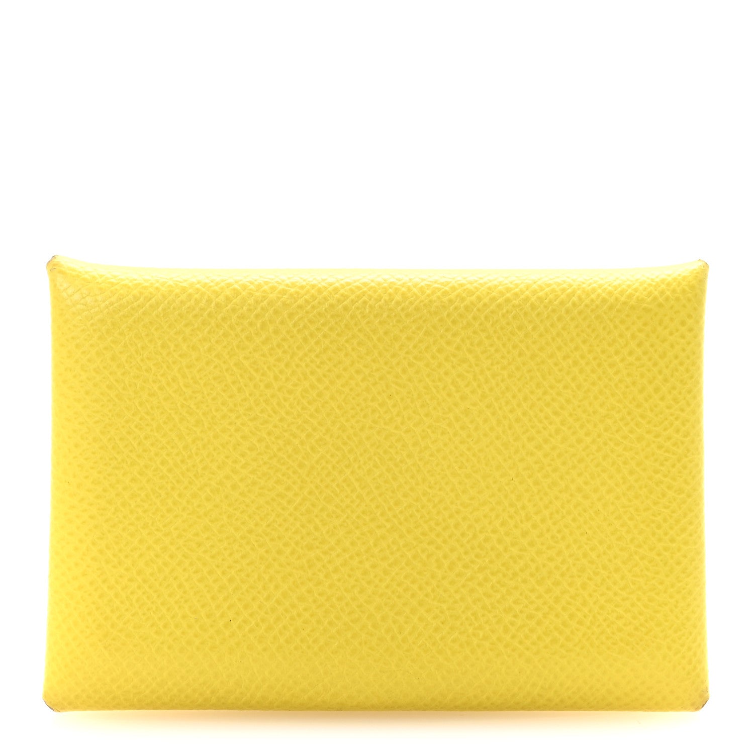 Hermes Epsom Calvi Card Case Lime 1 of 6