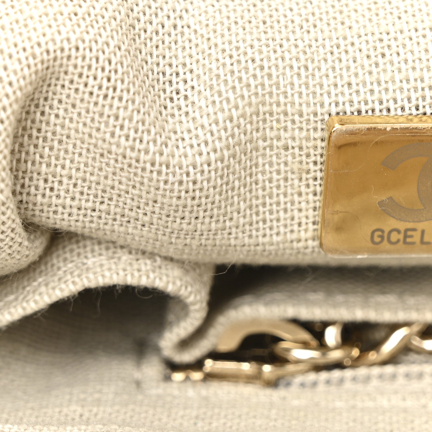 Chanel Canvas Small Deauville Tote Beige 8 of 13