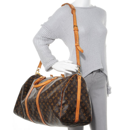 Louis Vuitton Monogram Keepall Bandouliere 55 2 of 14