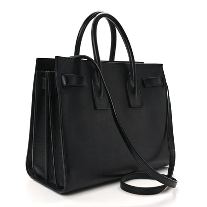 Saint Laurent Calfskin Small Sac De Jour Black 3 of 13