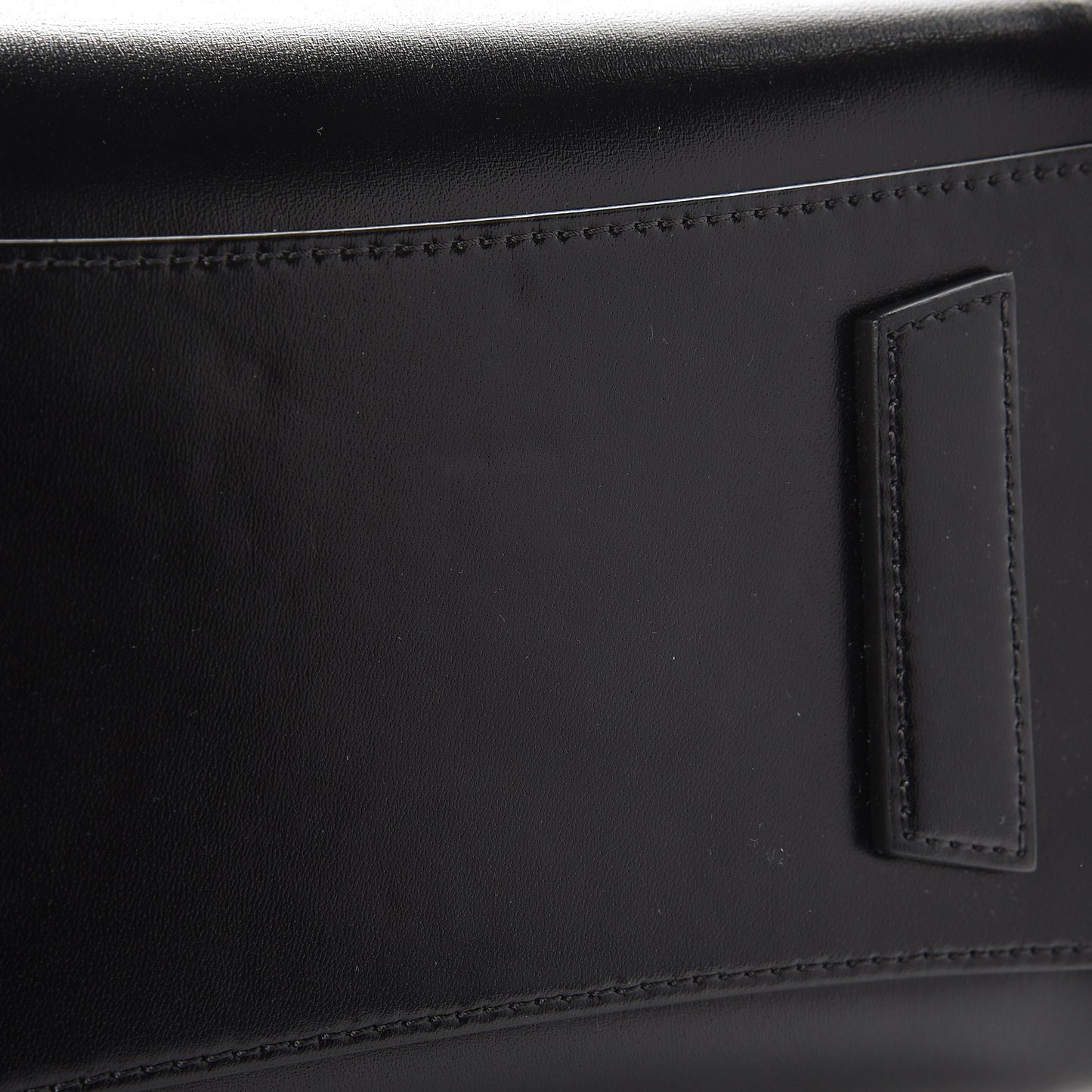 Shiny Lord Calfskin Small Antigona Black