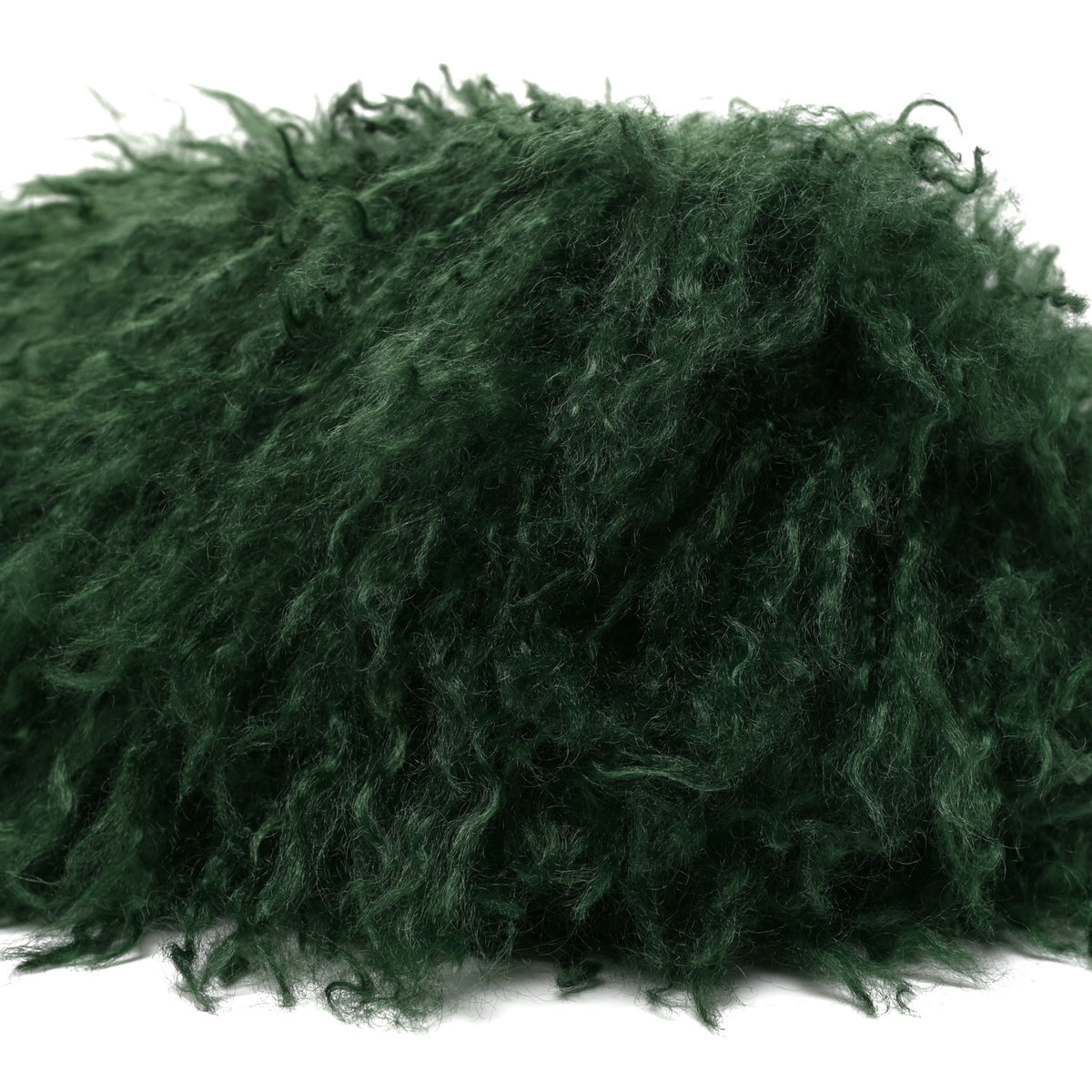 Faux Fur Softbit Shoulder Bag Green