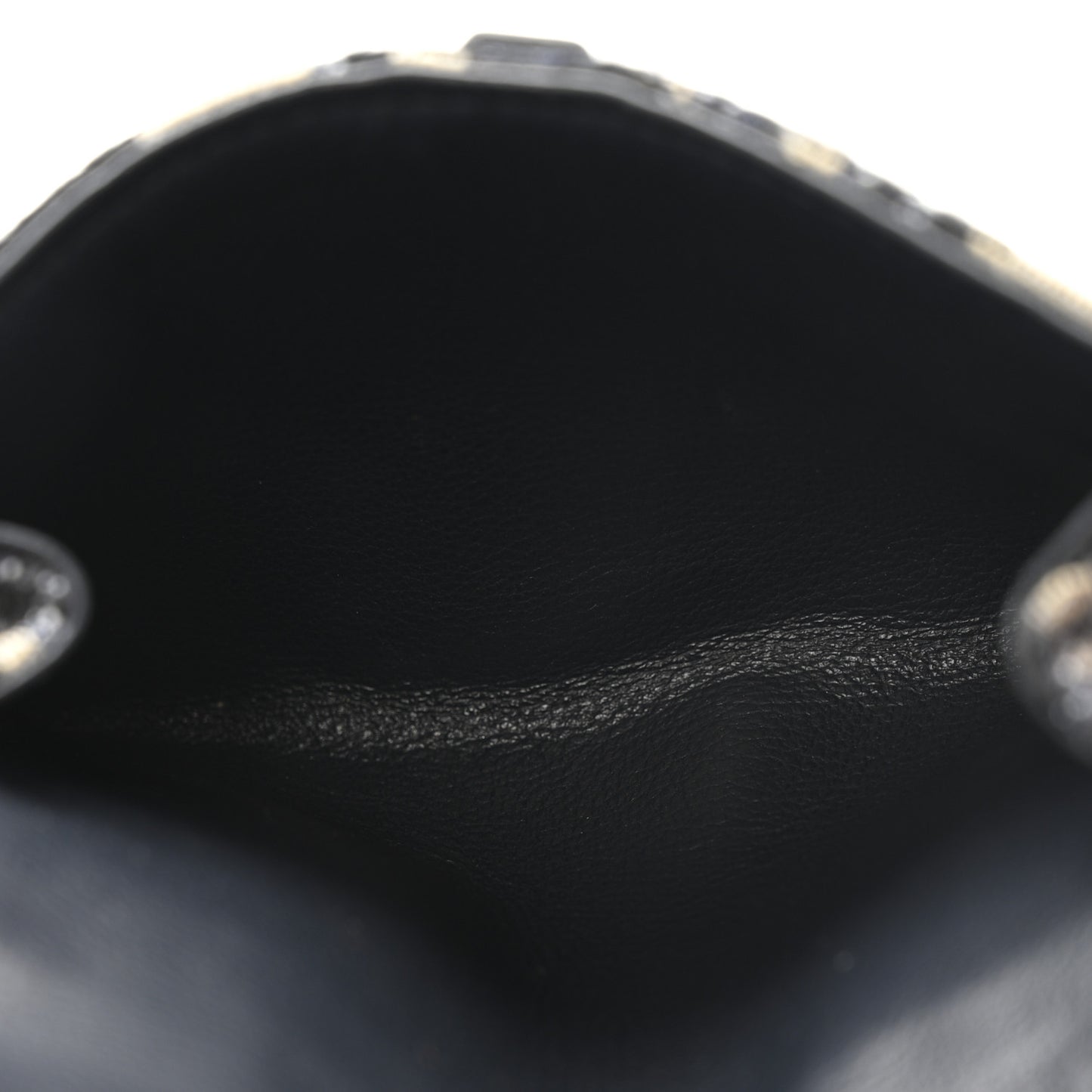 Oblique Nano Saddle Chain Pouch Blue