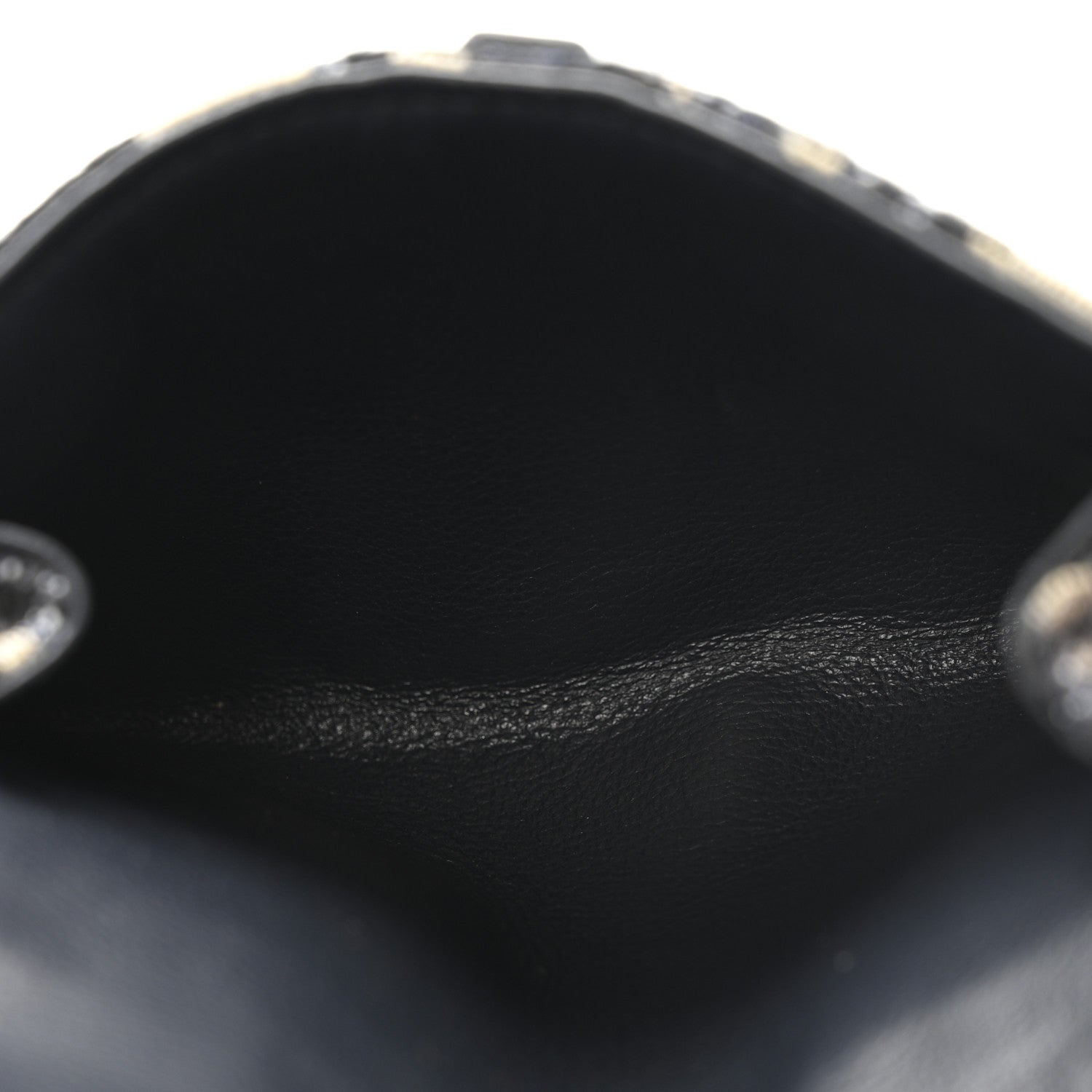 Christian Dior Oblique Nano Saddle Chain Pouch Blue 5 of 10