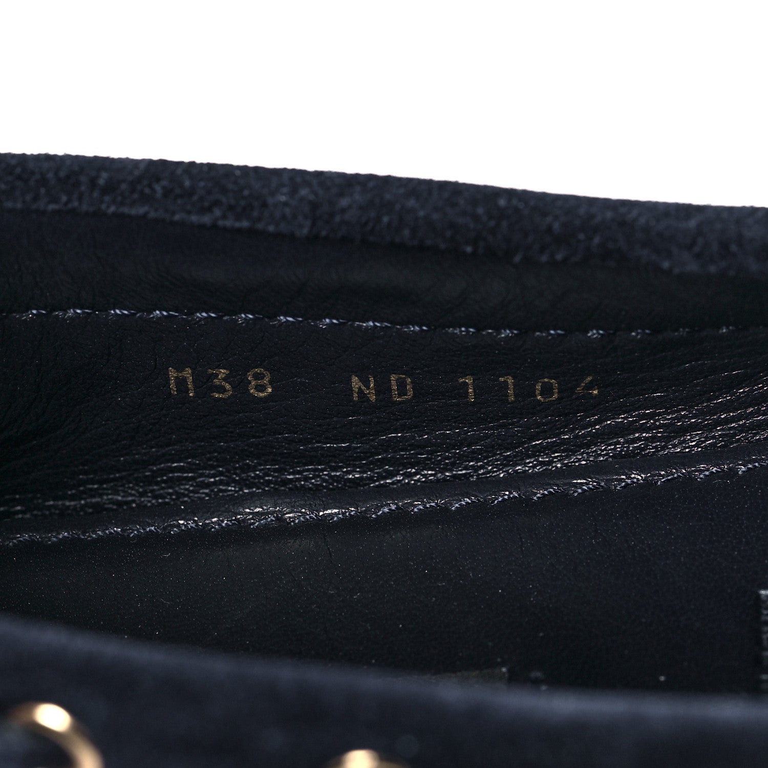 Louis Vuitton Suede Monogram Gloria Loafers 38 Marine 8 of 9