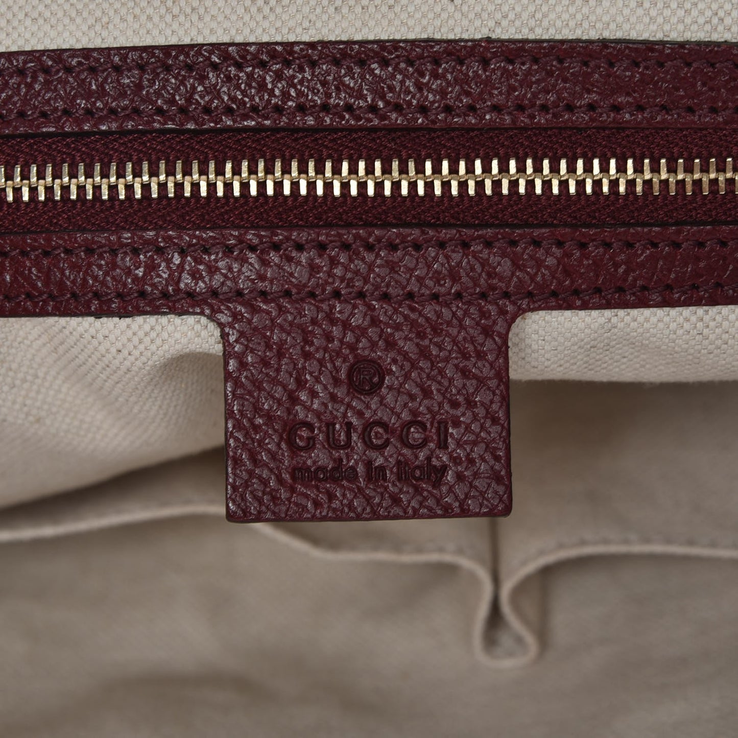 Monogram Medium Bree Shoulder Bag Ruby Red