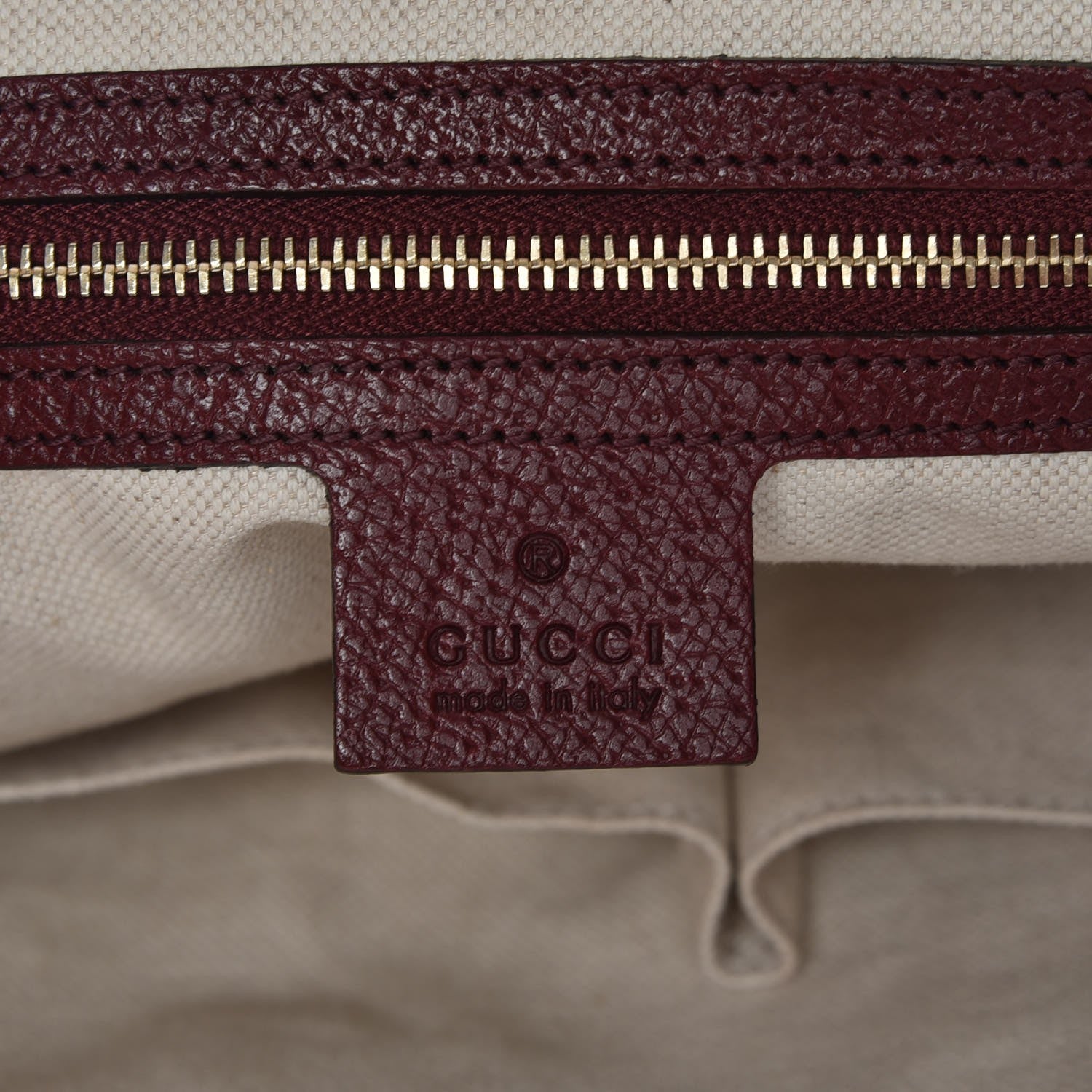 Gucci Monogram Medium Bree Shoulder Bag Ruby Red 6 of 7