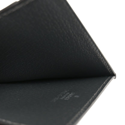 Gucci GG Supreme Monogram Textured Dollar Calfskin Ophidia Card Holder Grey Black Graphite Grey 5 of 7