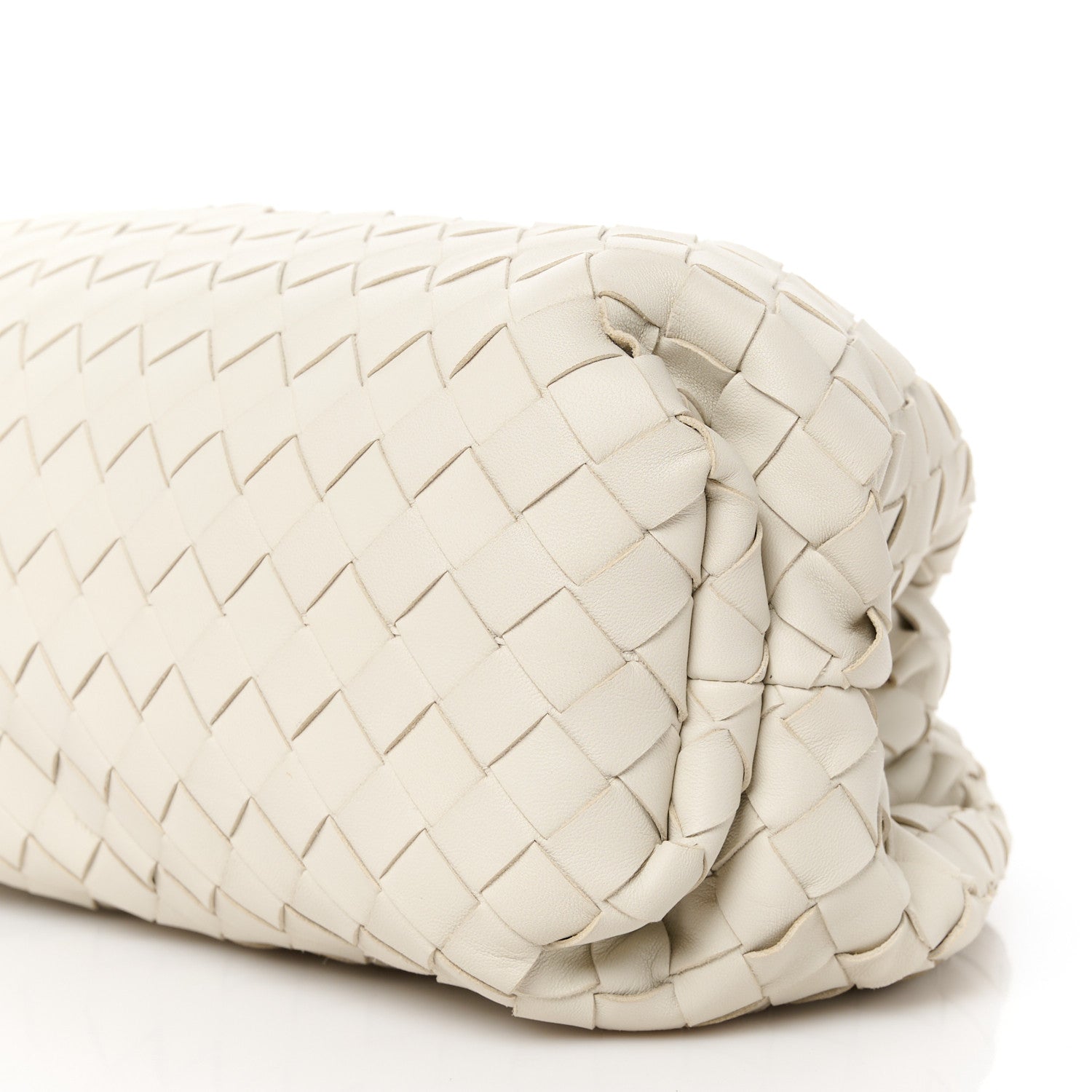 Bottega Veneta Nappa Maxi Intrecciato The Pouch Oversized Clutch Plaster 11 of 11