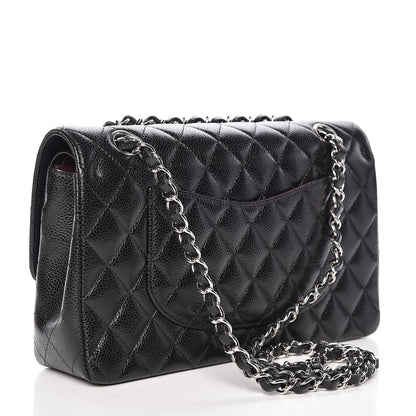 Chanel Caviar Quilted Medium Double Flap Black 3 of 10