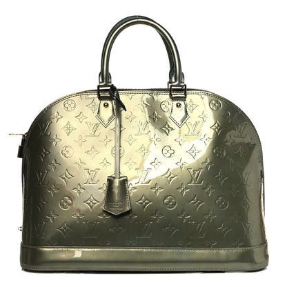 Louis Vuitton Vernis Alma MM Givre 1 of 8