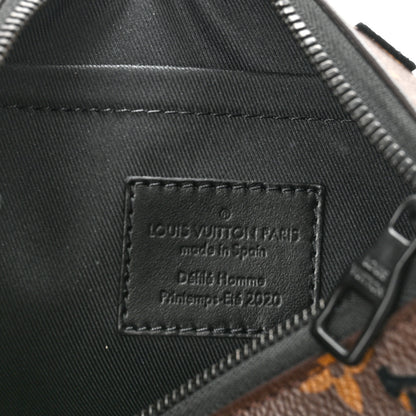 Louis Vuitton Monogram Tuffetage Triangle Messenger Black 6 of 9