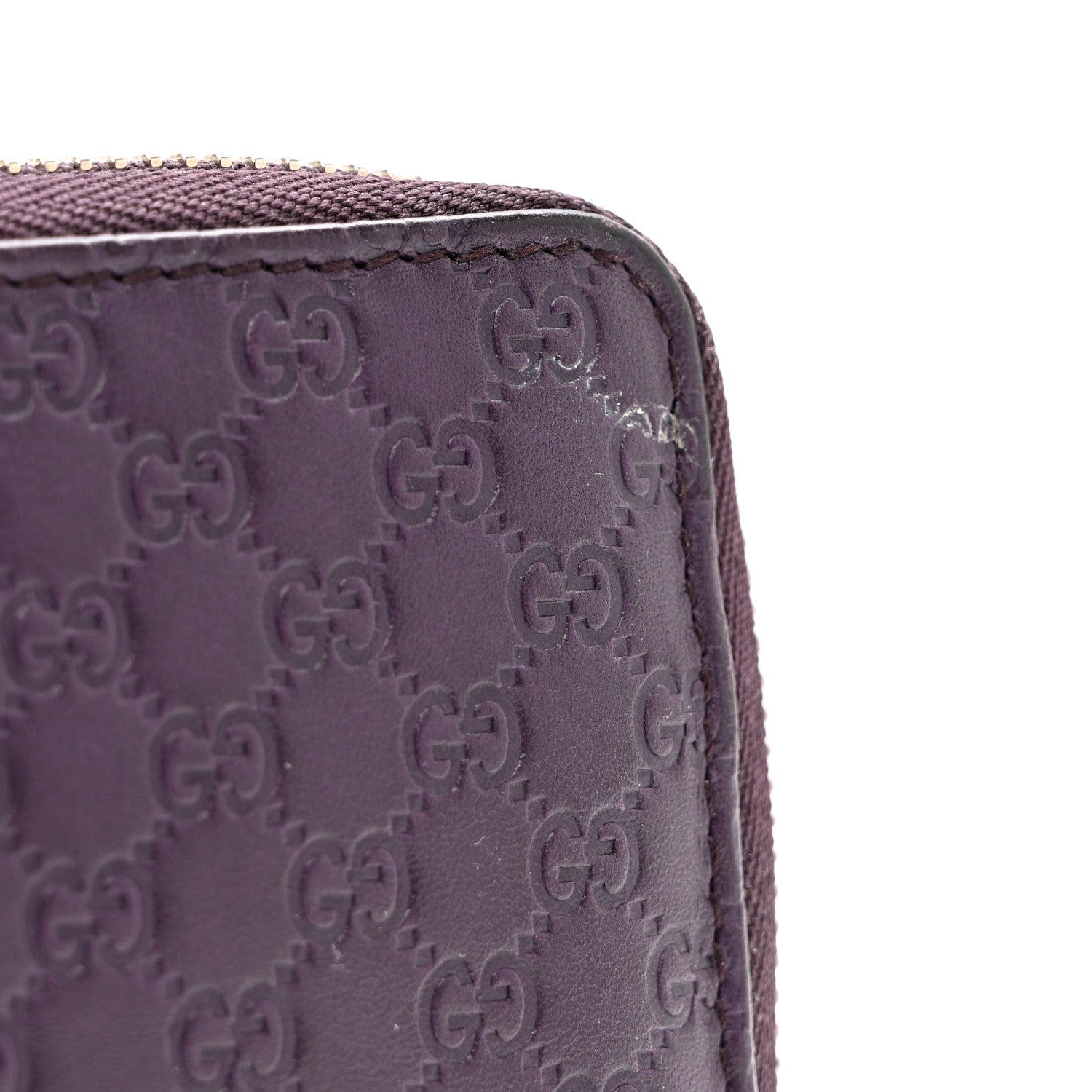 Gucci Microguccissima Zip Around Organizer Wallet Purple 7 of 7