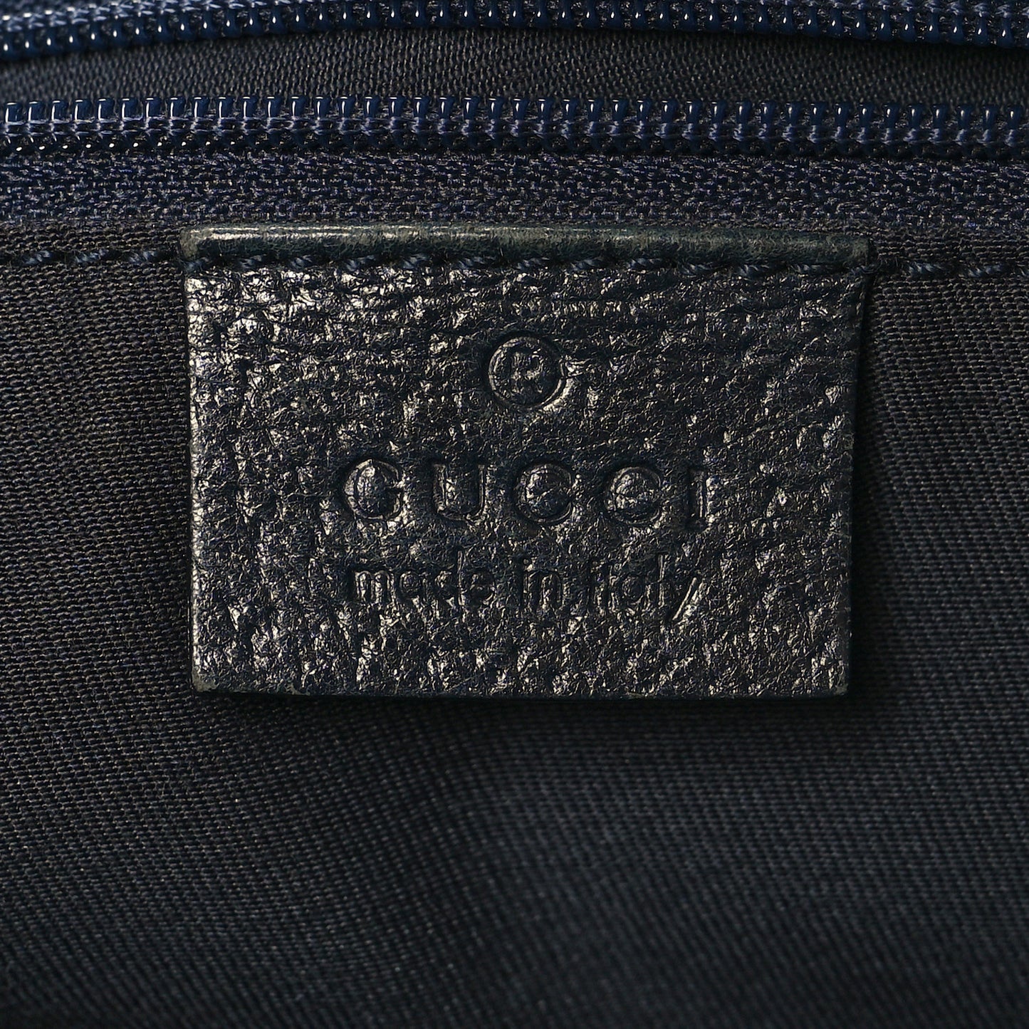 GG Monogram Web Pop Tote Navy