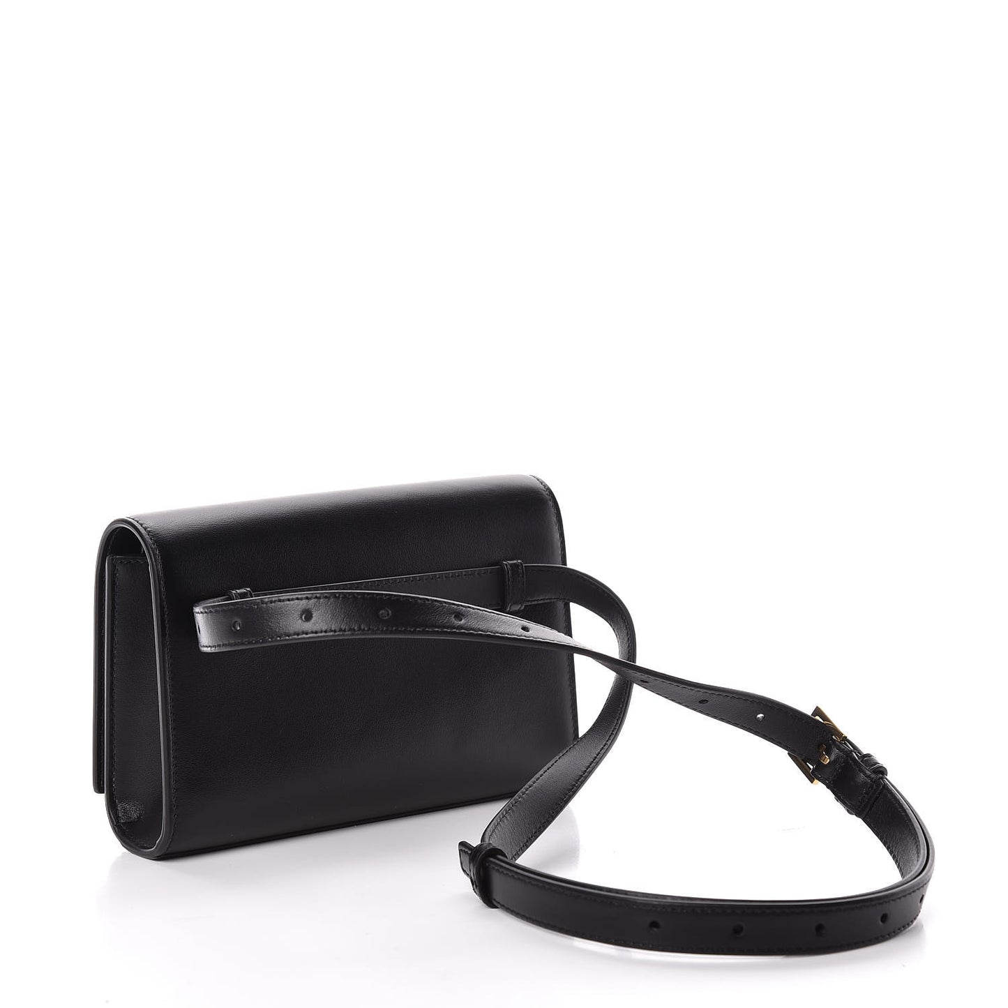 Smooth Calfskin Monogram Kate Belt Bag Black