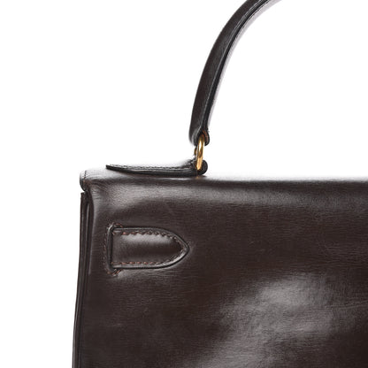 Hermes Box Kelly Retourne 28 Chocolate 14 of 35