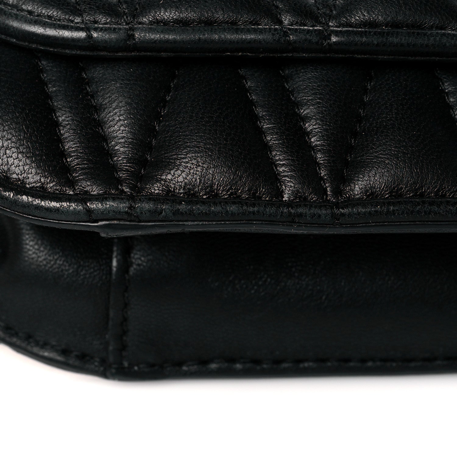 Versace Nappa Quilted Virtus Top Handle Shoulder Bag Black 20 of 21