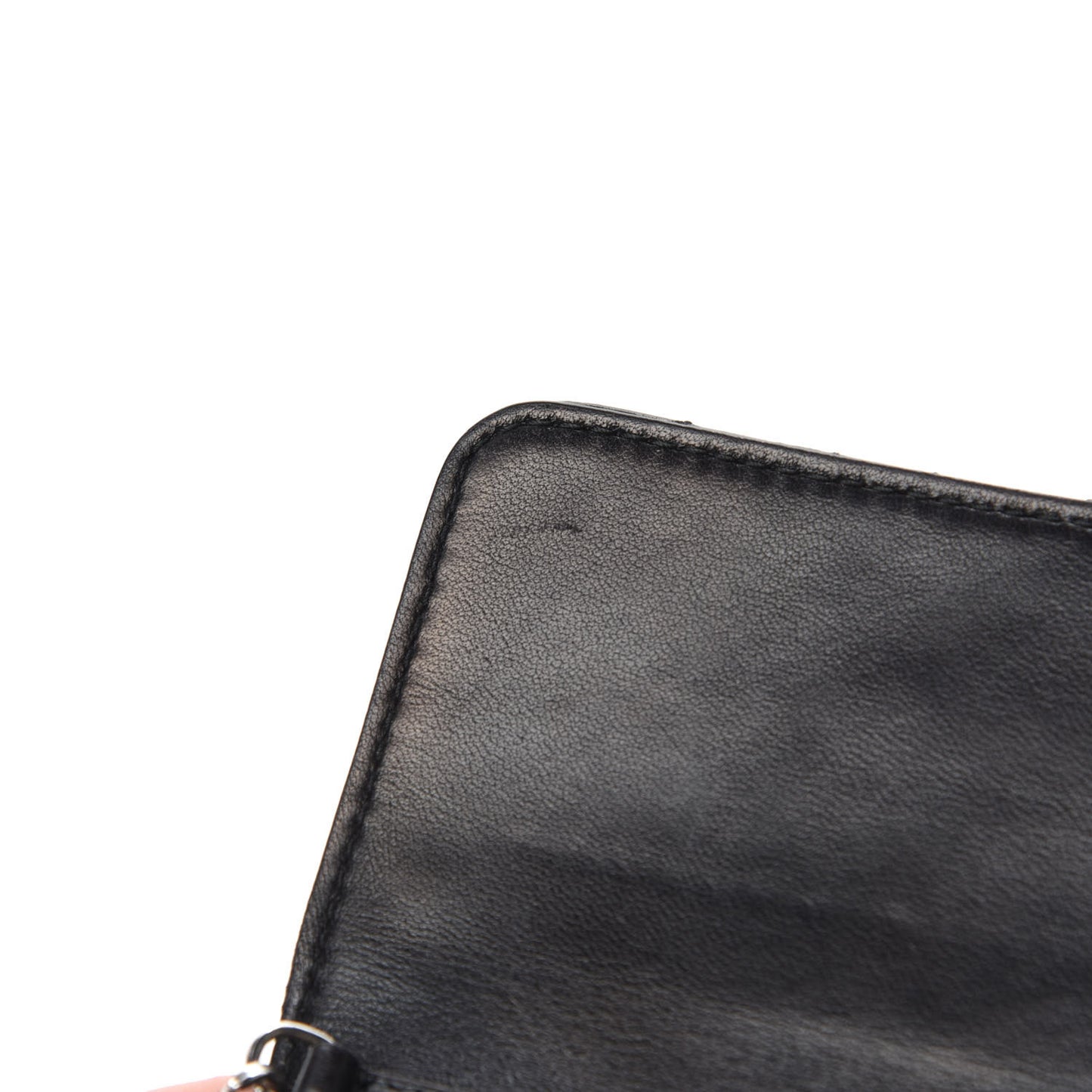 Lambskin Cannage Miss Dior Chain Wallet Black