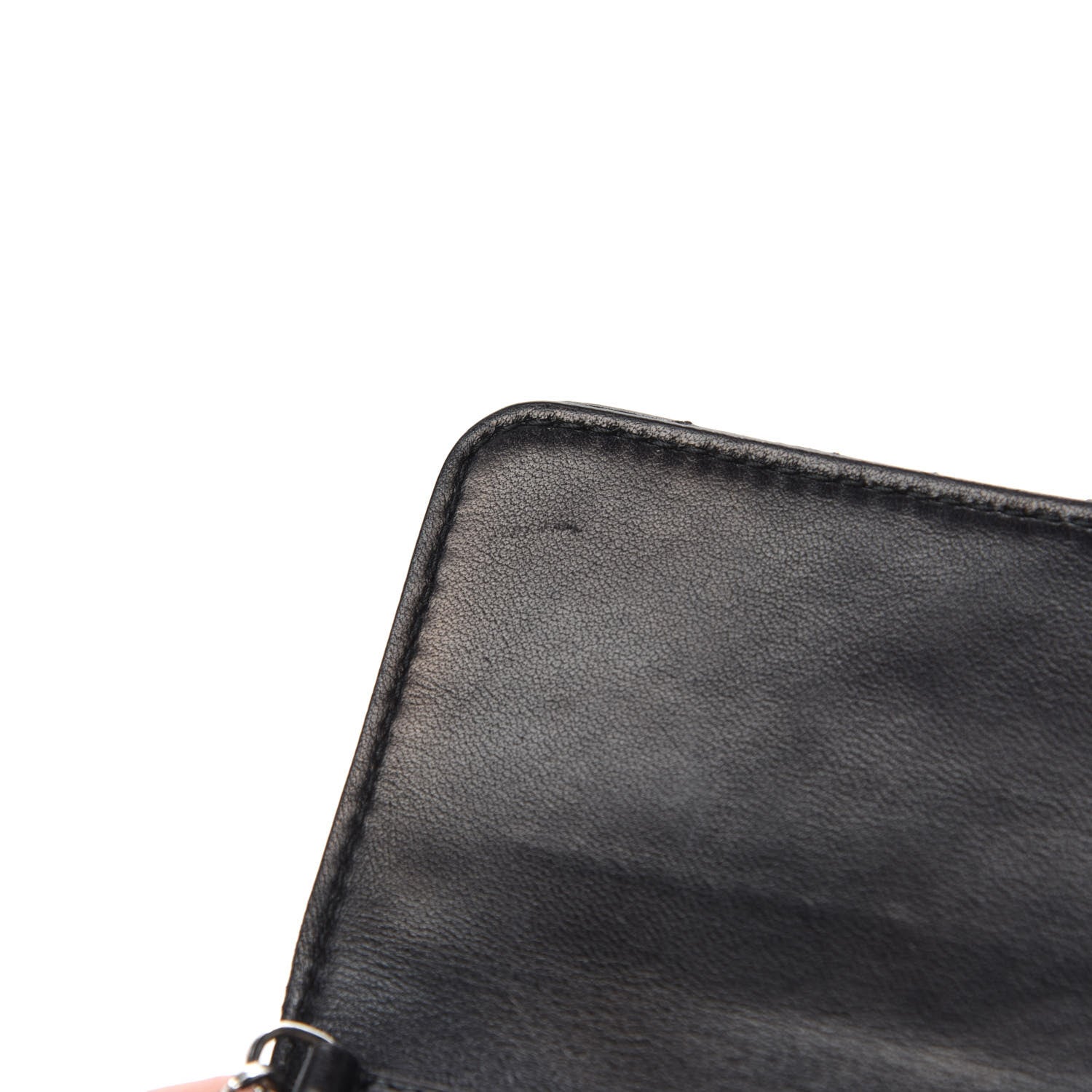Christian Dior Lambskin Cannage Miss Dior Chain Wallet Black 9 of 12