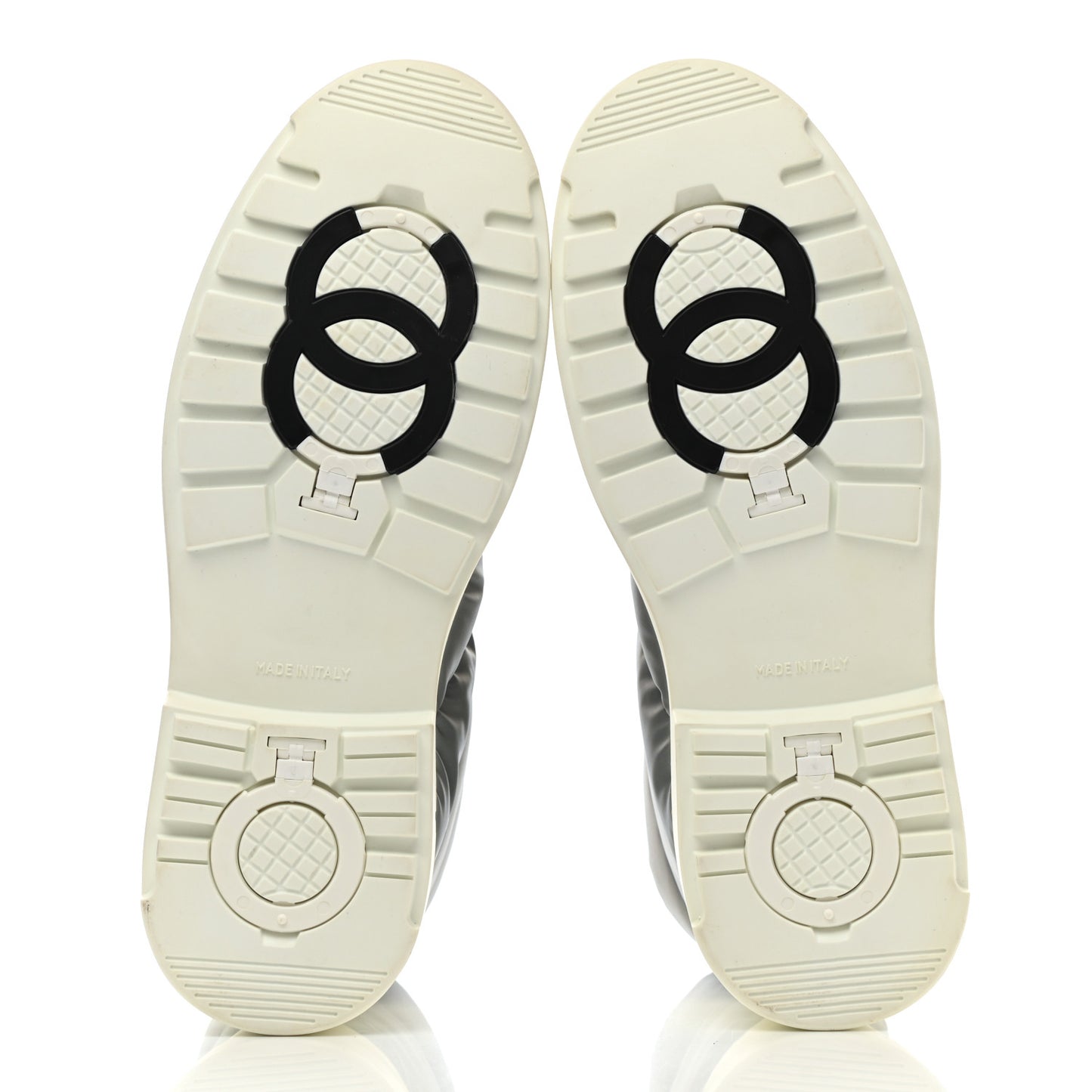 Nylon CC Short Boots 40 Blue White