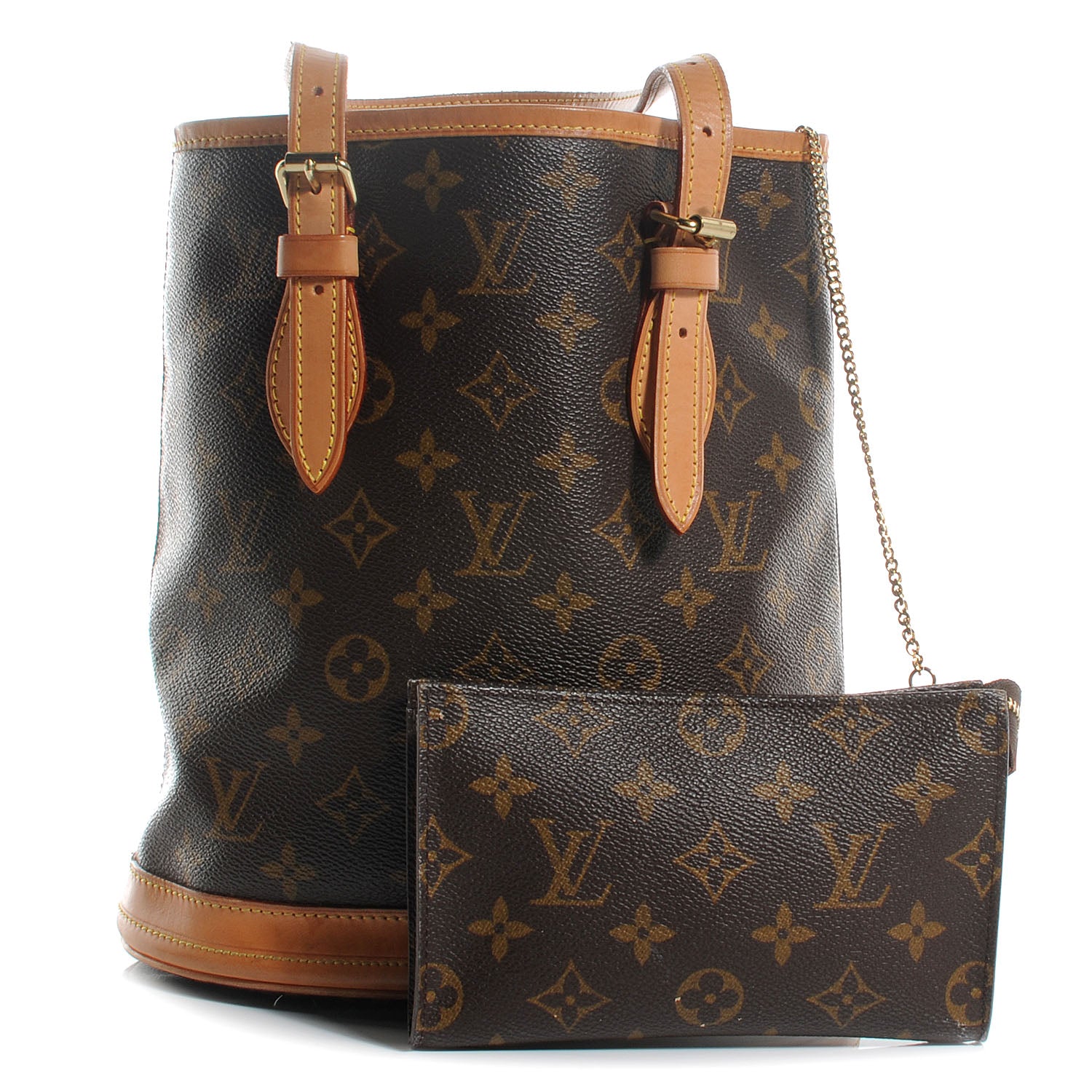 Louis Vuitton Monogram Petit Bucket 23 5 of 9