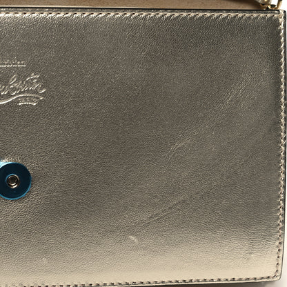 Celine Satin Debossed Calfskin Micro Luggage Navy Blue 3 of 9
