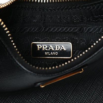 Prada Saffiano Lux Re-Edition 2005 Shoulder Bag Black 9 of 17