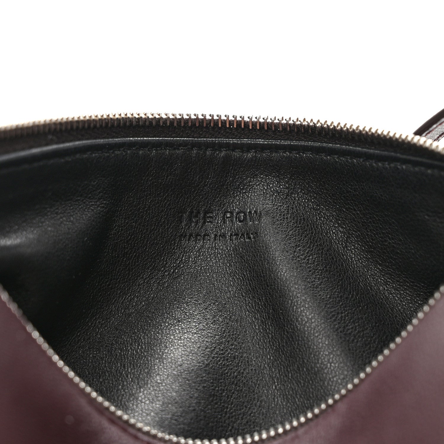 The Row Calfskin 90's Bag Eggplant 6 of 8