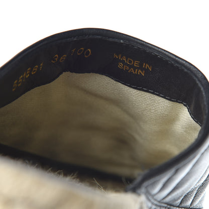 Gucci Nappa Matelasse GG Marmont Espadrille Slippers 36 Black 13 of 16