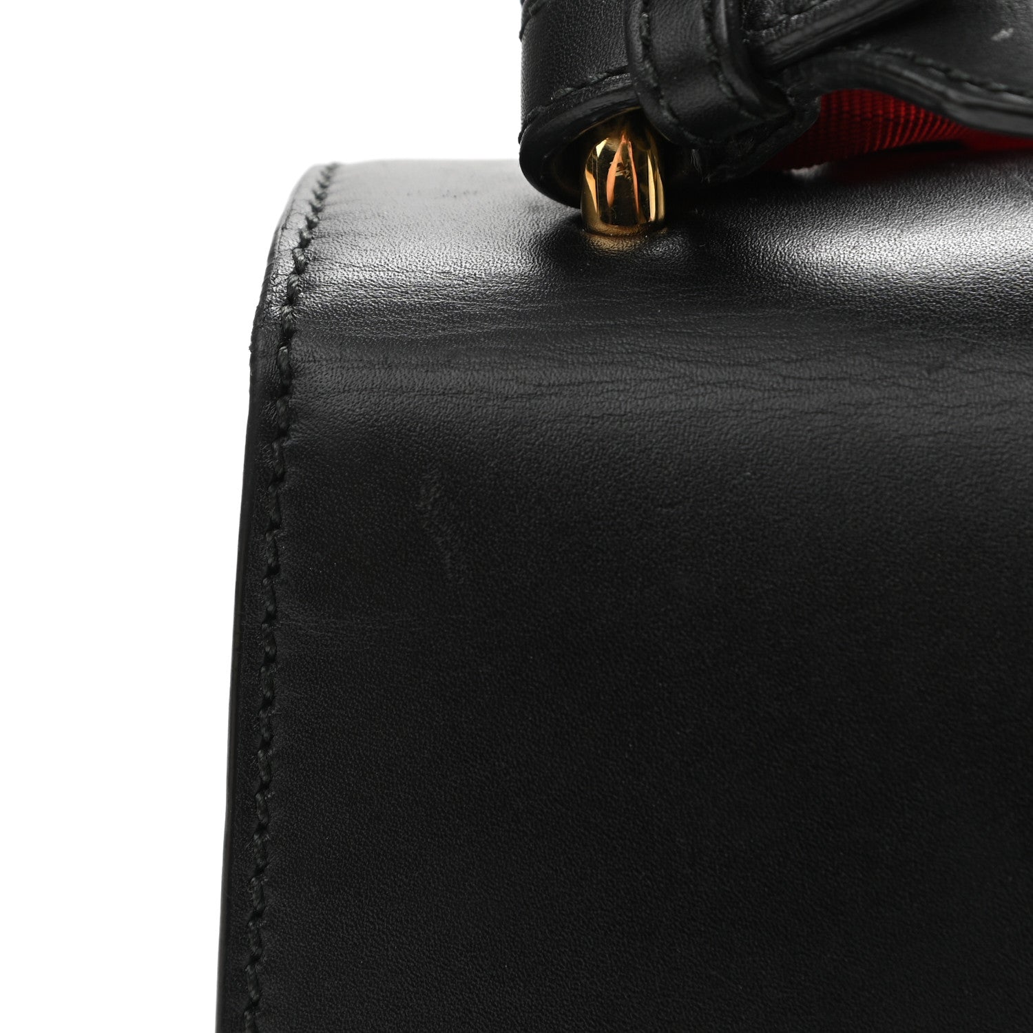 Gucci Calfskin Small Sylvie Shoulder Bag Black 12 of 18