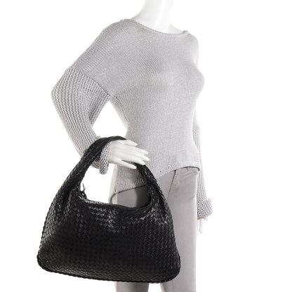 Bottega Veneta Nappa Intrecciato Large Veneta Hobo Nero Black 2 of 9