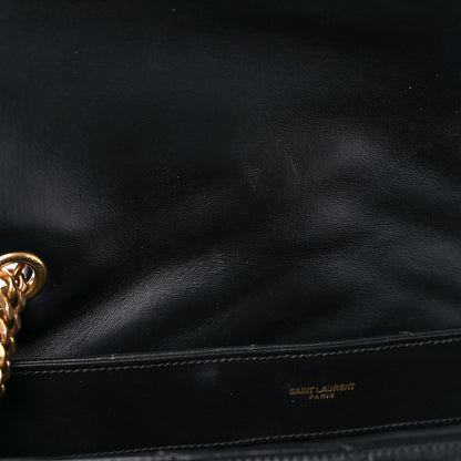 Saint Laurent Calfskin Y Quilted Monogram Large Loulou Chain Satchel Black 13 of 18