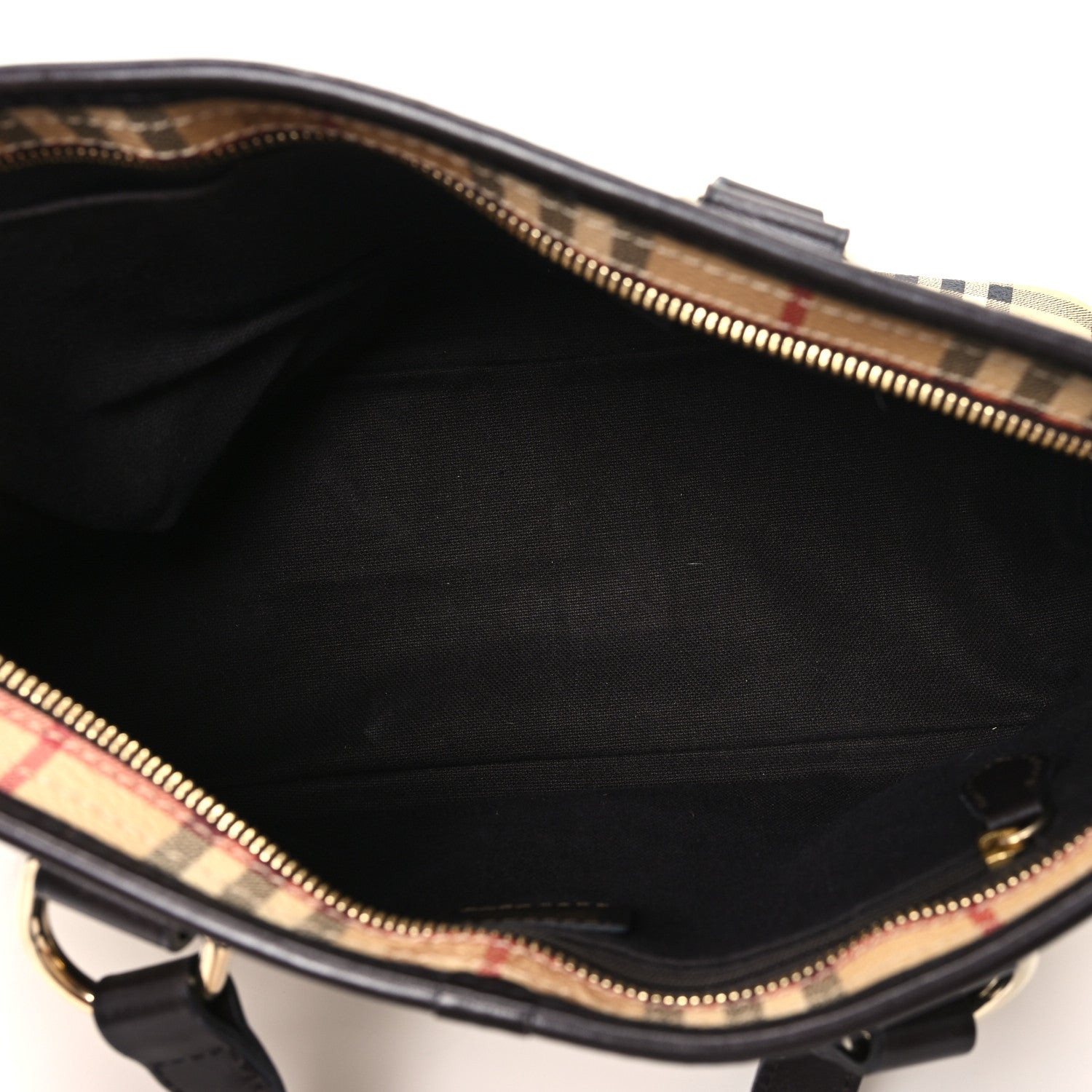 Burberry Haymarket Check Medium Regent Tote Chocolate 5 of 12