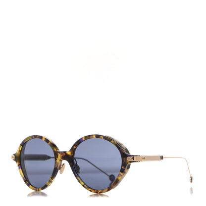 Christian Dior Acetate Umbrage Round Sunglasses Tortoise Blue 1 of 7