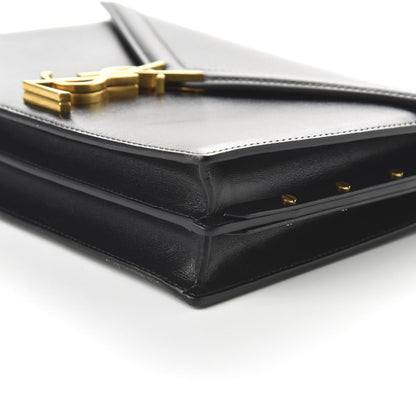 Saint Laurent Smooth Calfskin Monogram Cassandra Clasp Bag Black 7 of 9