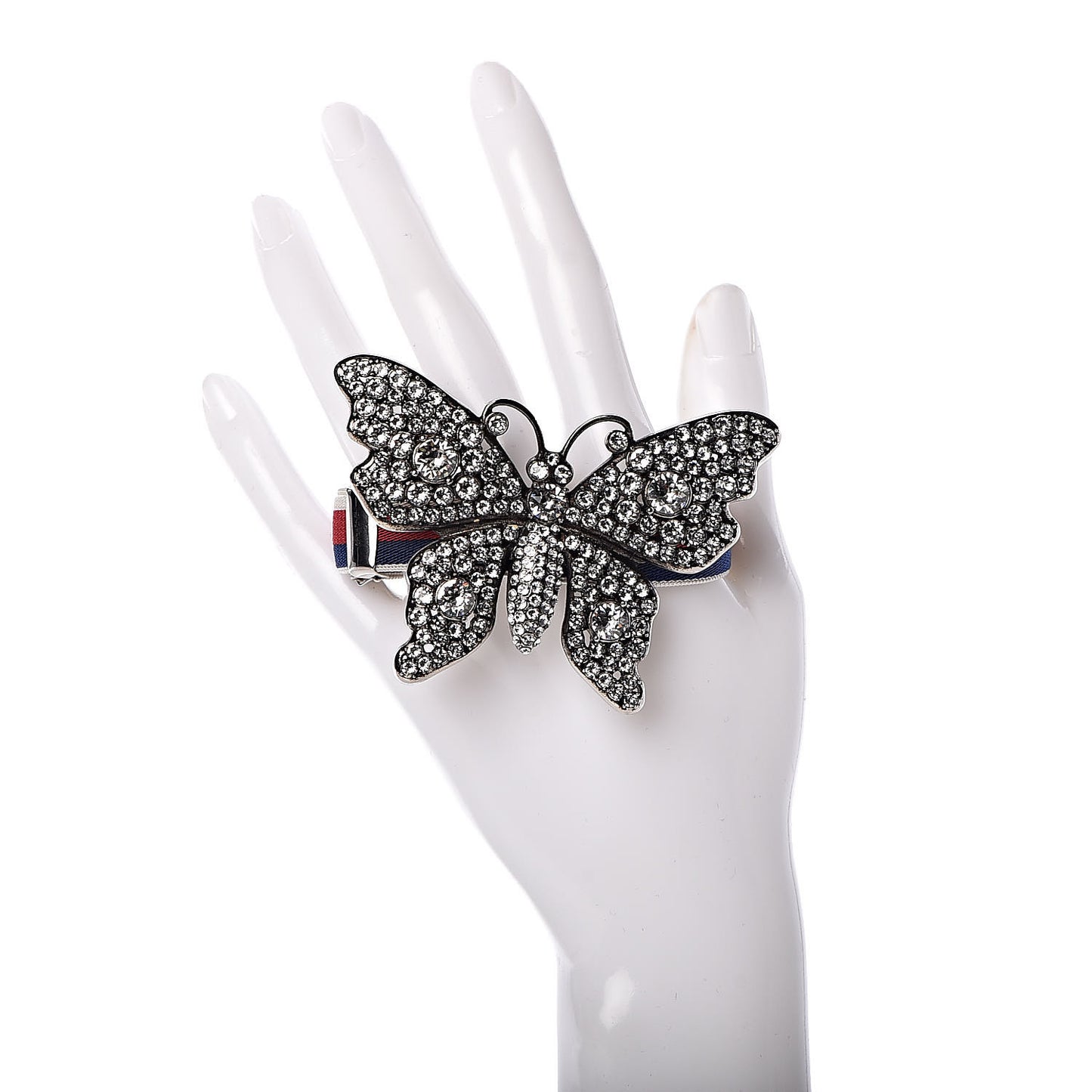 Web Crystal Butterfly Bracelet