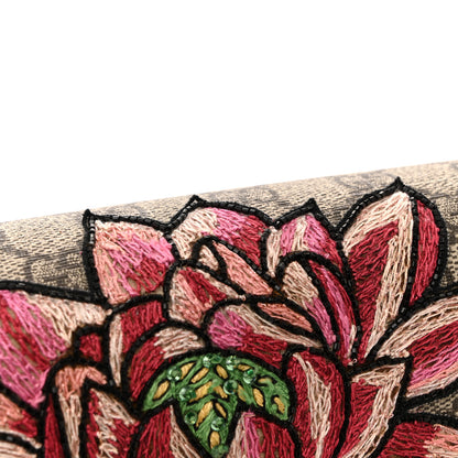 Gucci GG Supreme Monogram Crystal Floral Embroidered Medium Dionysus Shoulder Bag Beige Pink Beige Multicolor 12 of 15