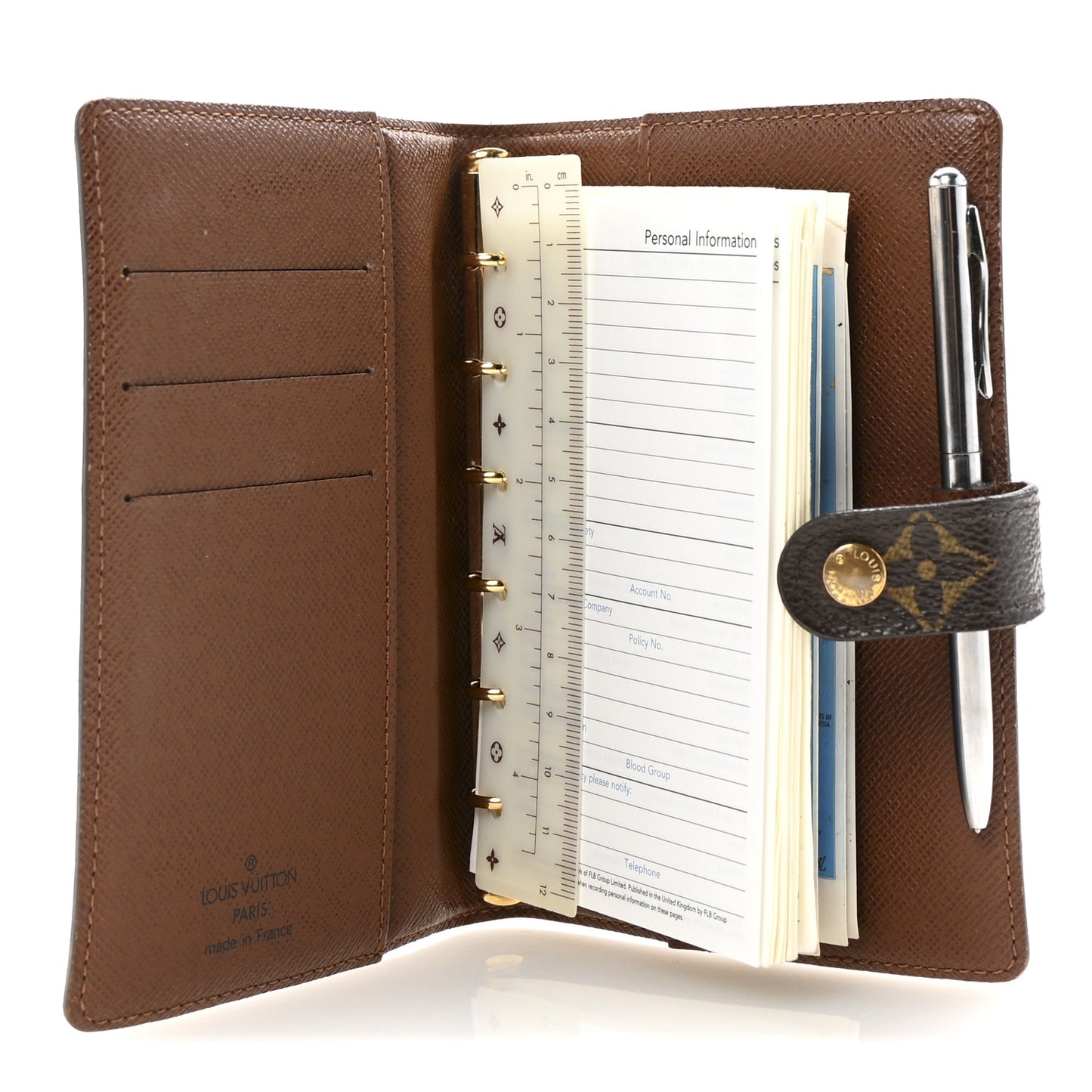 Monogram Small Ring Agenda Cover