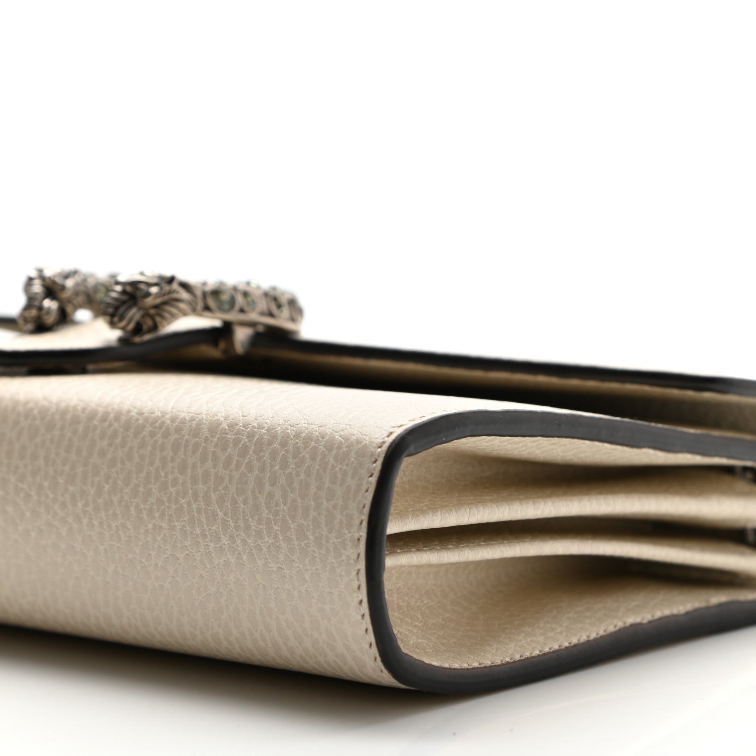 Gucci Dollar Calfskin Mini Dionysus Chain Wallet Mystic White 10 of 11