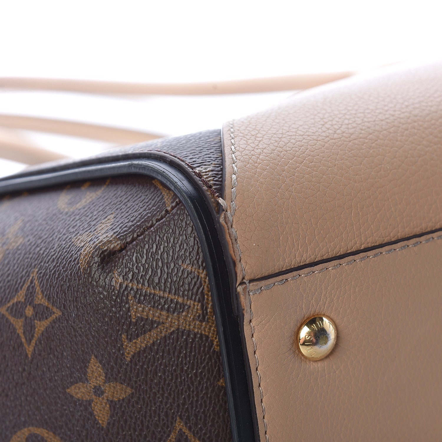 Louis Vuitton Calfskin Monogram Kimono Tote Dune 19 of 27