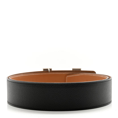 Hermes Epsom 42mm Constance H Belt 100 Black Gold 2 of 6