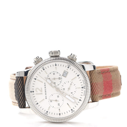 Burberry Stainless Steel Calfskin 42mm Chronograph Quartz Watch BU7820 2 of 5