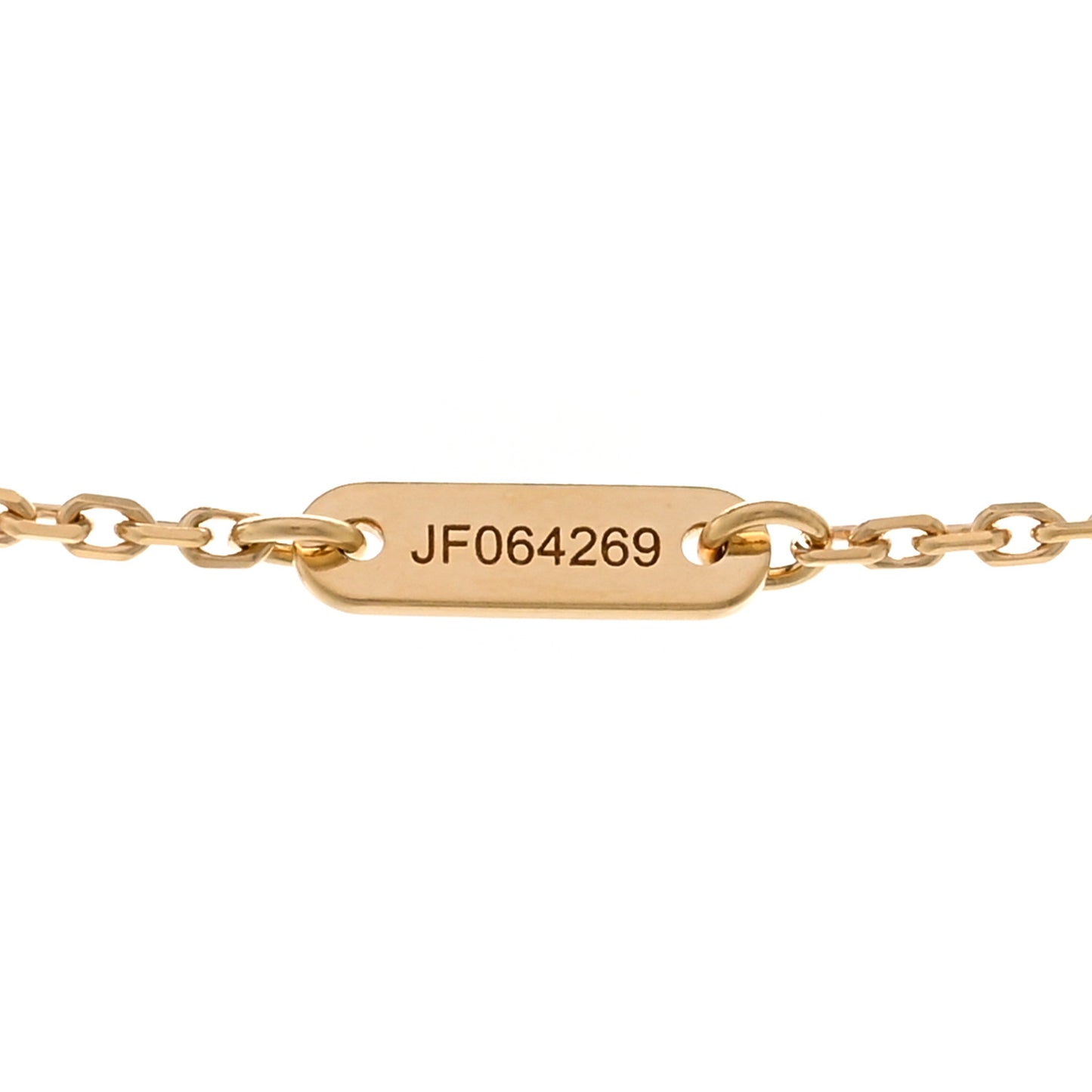 18K Yellow Gold Diamond Mini Frivole Pendant Necklace