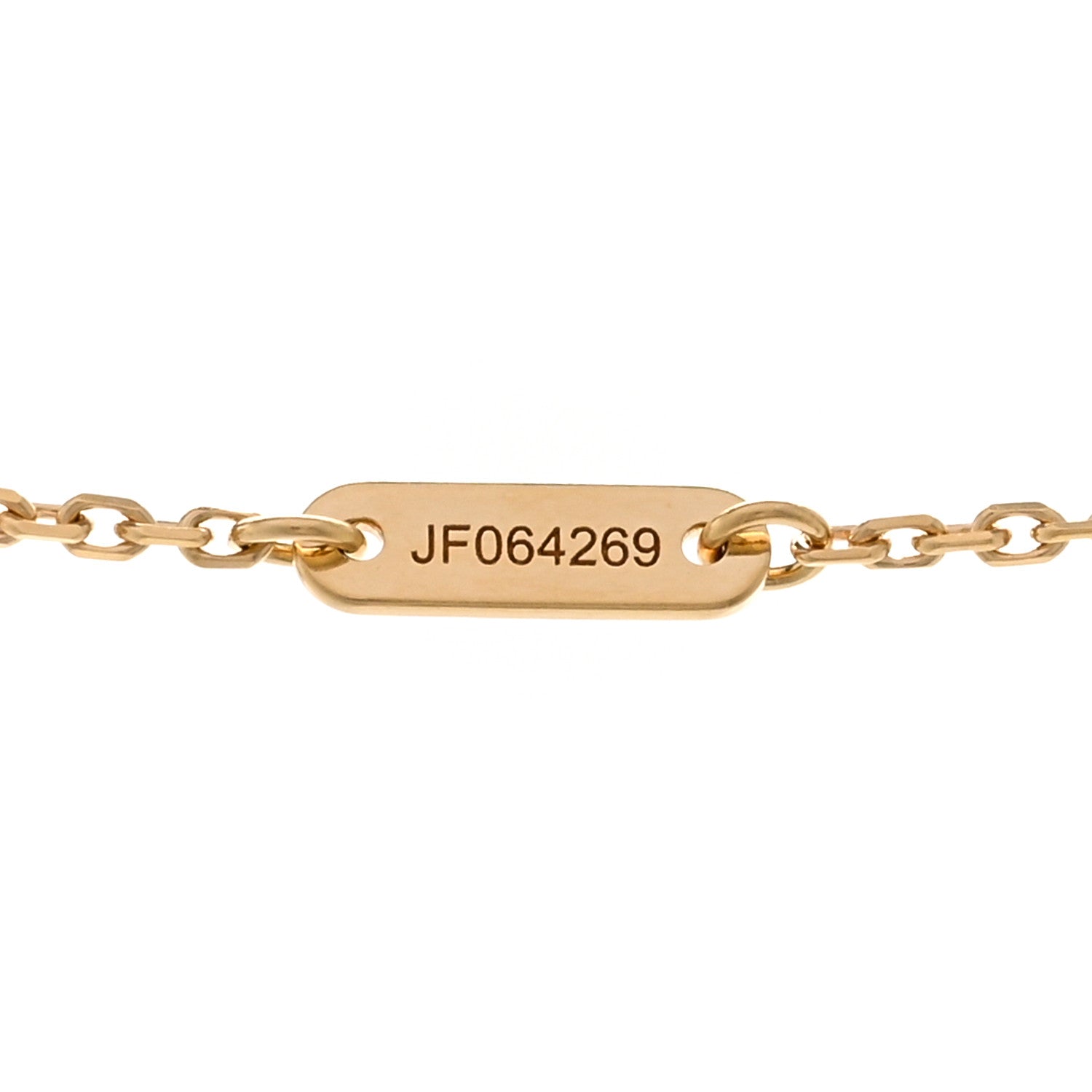 Van Cleef & Arpels 18K Yellow Gold Diamond Mini Frivole Pendant Necklace 5 of 6