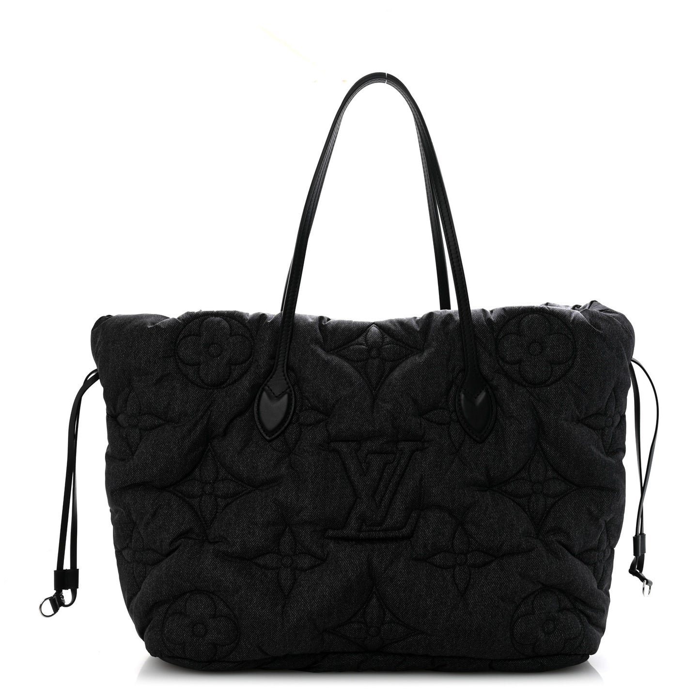 Nylon Reversible Neverfull Inside Out MM Black Jeans
