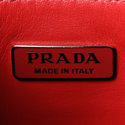 Prada Spazzolato Shoulder Bag Scarlatto 5 of 9